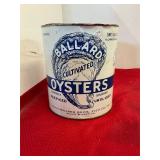 Ballard Bros Willis Wharf Va Gallon Oyster Can
