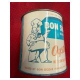 Bon Secour ALA 49 Pint Oyster Can