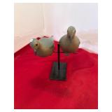 Dove Decoys on Stand