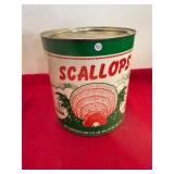 S and S Hampton Gallon Scallops Can