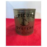 J M Clayton Cambridge MD Gallon Oyster Can