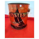 VA 464 Bail Handle Red Sailboat Gallon Oyster Can