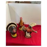 3 Wild Turkey Decanters