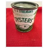 VA 18 E J Steelmans Plug Top Cherrystone Oysters