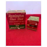 Remington 410 and 12ga Boxes Antique