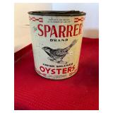 Sparrer Hampton VA Gallon Oyster Can