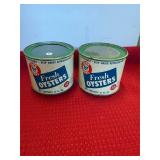 2 Cap N Johns AP 12oz Oyster Cans