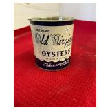 Old Virginia Brand Bohannon Pint Oyster Can
