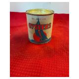 J D Weeks Morehead City NC 4 Pint Oyster Can