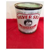 Silver Sea Pittsburgh PA Gallon Oyster Can