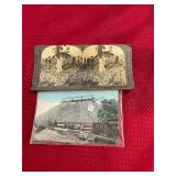 Oyster Postcard and Stereoview Card