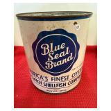 Blue Seal Brand Ipswich Mich Gallon Oyster Can