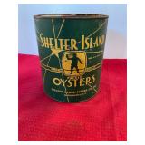 Shelter Island Greenport NY Gallon Oyster Can