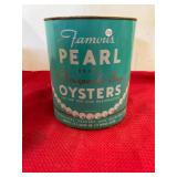 Famous Pearl Brand Gallon Oyster Can