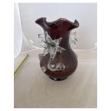 Blown Glass Flower Vase