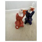 2 Large Eagle Pie Birds