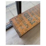 Antique Shipping Crate with Great Graphics