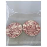 Jamestown and Williamsburg Transferware Plates