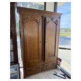 Antique Oak Wardrobe