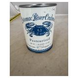 Keyser Bros Lottsburg VA Crabmeat Tin