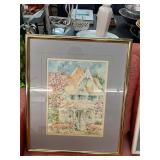 Beth EIDELBERG Watercolor Signed Wall Art