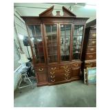 Cherry Council Breakfront China Cabinet