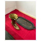 Brass Shoe and Iron Griddle