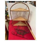 Corner Shelf and Sleigh Lot