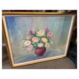 Signed Wroth Flower Painting
