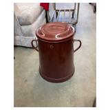 Large Vintage Enamel Pot