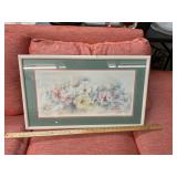 Beau Davis Signed Flower print