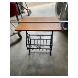 Magazine Rack End Table