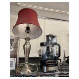 Lamp and Hamilton Beach Food Processor