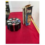Jenga and Poker Chips