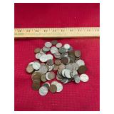 Wheat Pennies and Nickels Lot