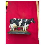Cast Iron Cow Door Stop