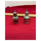 Weighted Sterling Salt and Pepper Shakers
