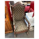 Goose Neck Antique Rocker