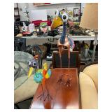 2 Metal Art Yard Birds