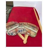 Lively Advertising Paint Stirrers and Funeral Fans