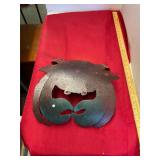Signed Metal Art Crab