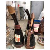 3 Vintage George Dickel Decanters