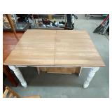 Painted Farm Style Table with Leaf