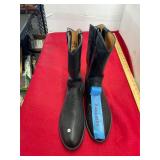 Pair of Size 10 Bull Hide Boots