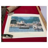 John Barber Deagles Railway Signed Print