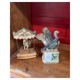 Carousel Horse and Wild Turkey Decanter
