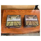 2 WFMU Metal Lunch Boxes