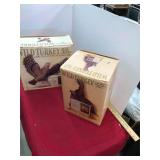 2 Wild Turkey Decanters in Boxes