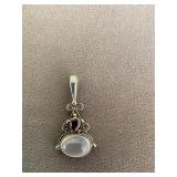 Sterling Gemstone Pendant