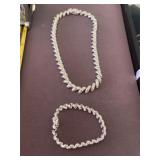 925 Sterling Necklace and Bracelet